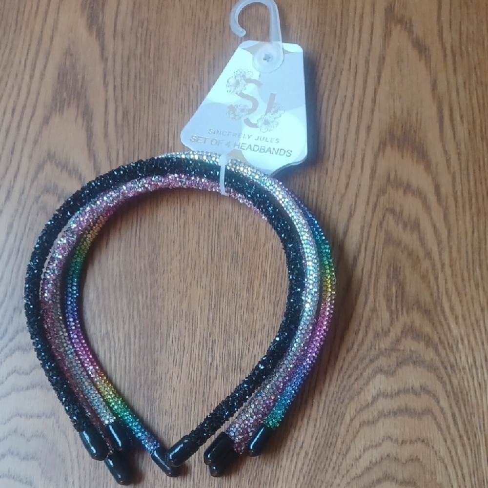 NEW SET OF 4 HEADBANDS